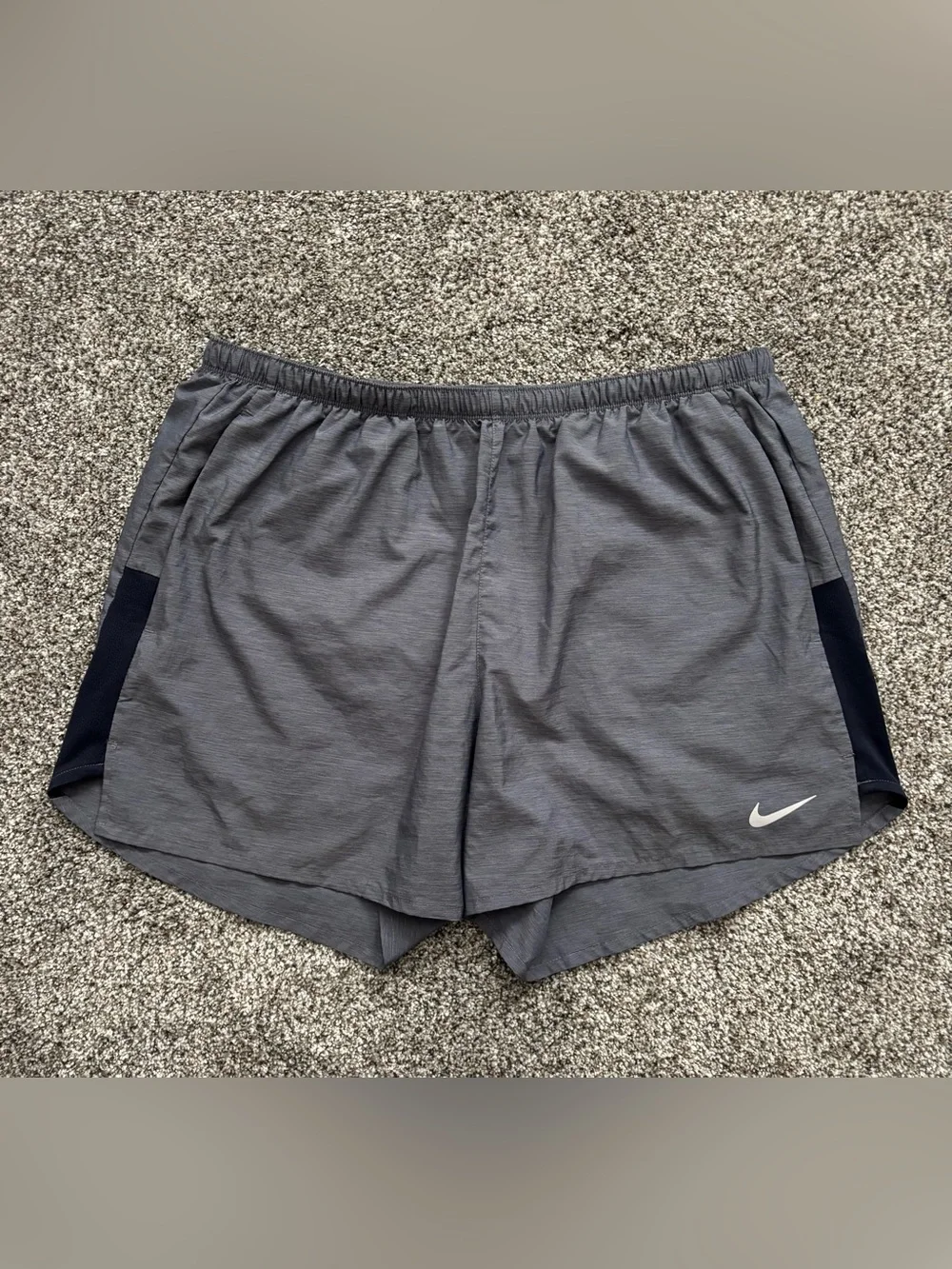 Nike Men’s Blue-Gray Dri-Fit Running Shorts